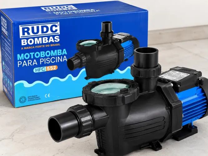 Motobomba para Piscina RUDC HFC 552 - Nova e na Caixa