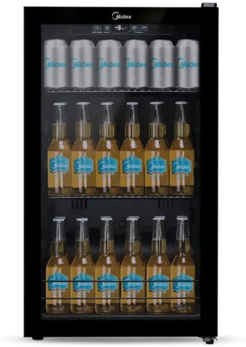 cervejeira, flex, 96l, preto, 110v, midea