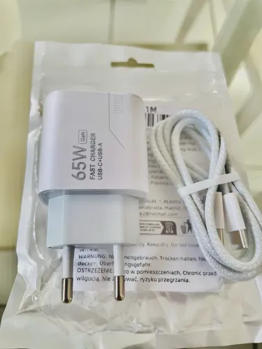 Carregador 65w Usb + Usb C
