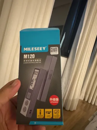 Trena a Laser MILESEEY M120 30/40m com Bluetooth, Recarregável e Alta Precisão
