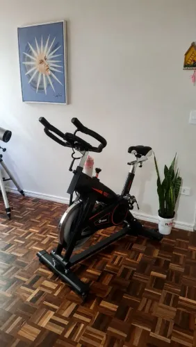 Bicicleta Ergométrica Gallant Elite Pro Spinning Ate 120Kg Mecânica Roda de inércia 18kg
