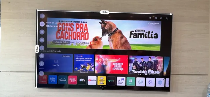 TVs de 40, 48, 60, 65, 70, 75 e 85 Polegadas