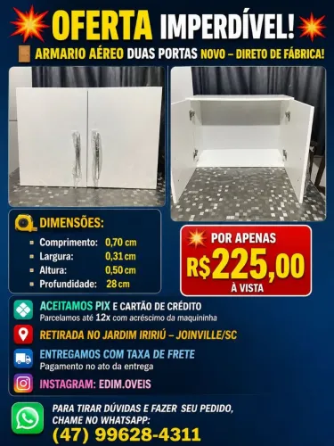 Aéreo 70cm disponível