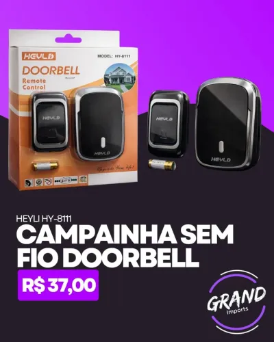 Compainha sem fio heyli