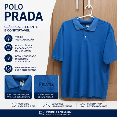 Camisa Polo Prada