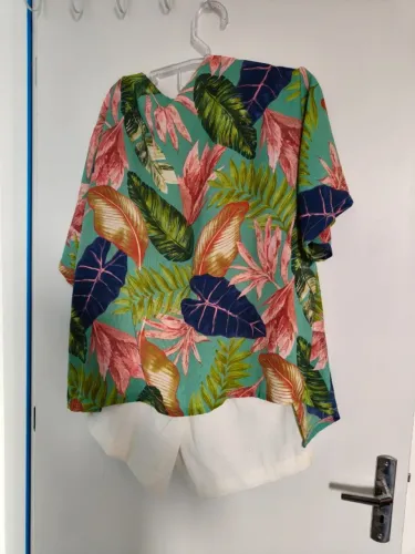 Blusa de crepe