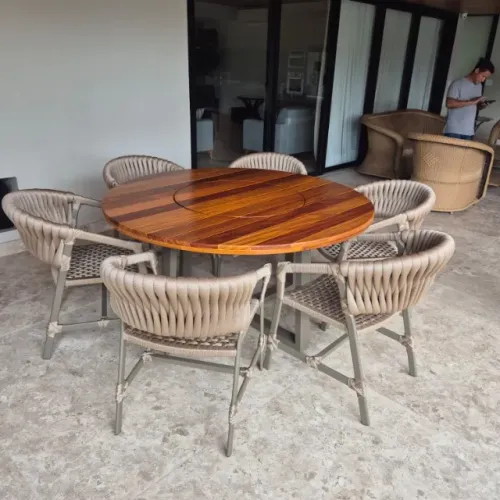 CONJUNTO DE MESA ÁREA EXTERNA