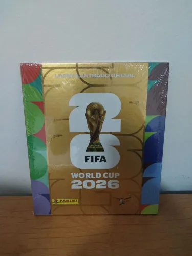 Álbum Ouro copa do mundo 2026. Capa dura Ouro Panini.