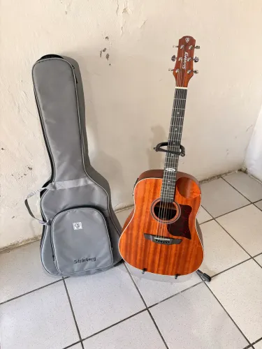 Violão Strindberg Folk. Cordas 010. Regulado. C/ BAG ACOLCHOADA. Zerado. Aceito TROCA
