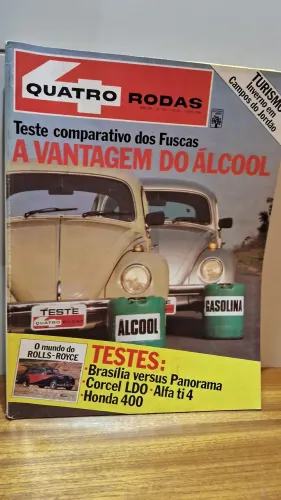 Fusca Revistas  Antiga Quatro Rodas ótimo estado de conservação 