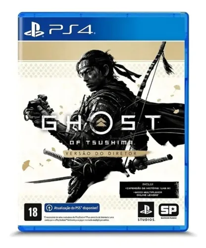 Jogo Ghost Of Tsushima Director's Cut Mídia Física Ps4 Sony