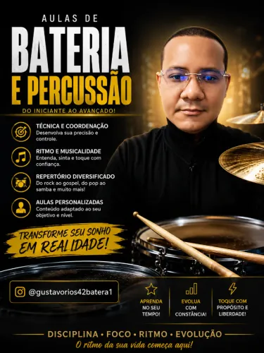 Aula de bateria 