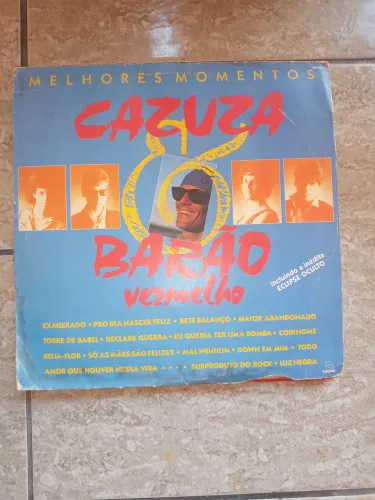 LP VINIL CAZUZA & BARÃO VERMELHO 