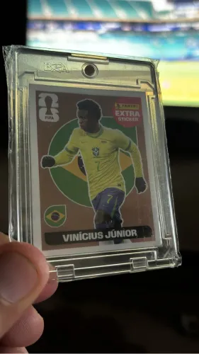 Figurinha extra stickers Legend Vini Jr bronze Copa 2026