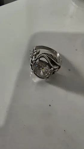 Anel de Prata com pedra 