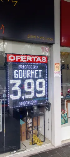 Painel de led 6 meses de uso