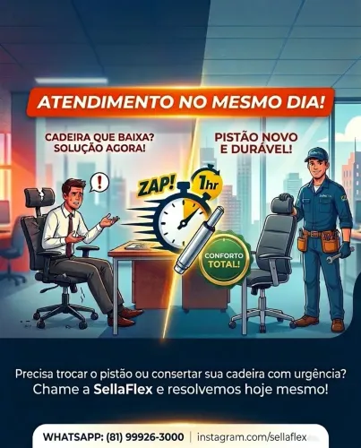 CONSERTO E MANUTENÇÃO DE CADEIRA 