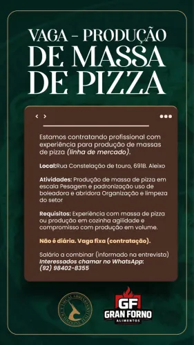 VAGA DE EMPREGO