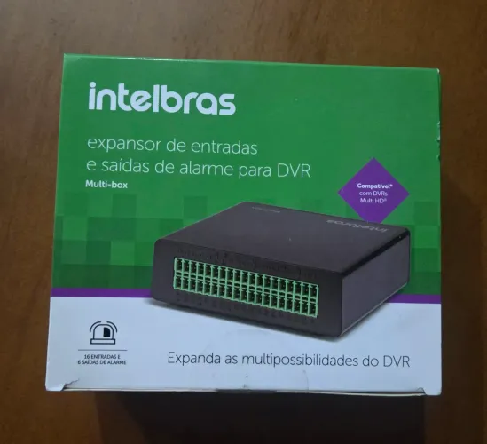 Expansor de entradas e saidas de alarme para DVR Intelbras