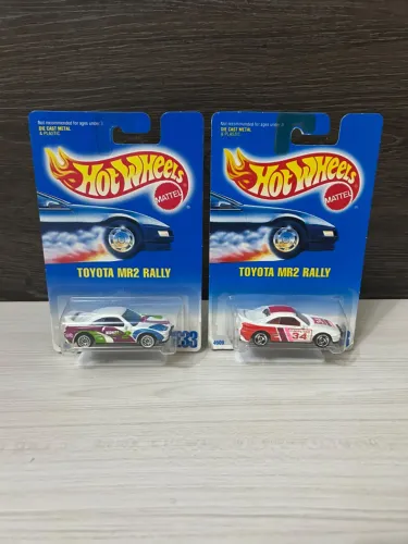 Hot Wheels Dupla Toyota MR2 Rally Vintage
