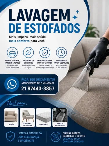 Lavagem e Higienização de Sofás, Colchões e Estofados