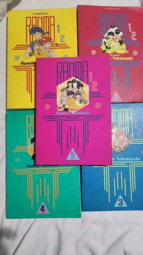 Lote Mangá Ranma 1/2 - Vol 1 ao 10 - Editora Viz (Em Inglês) - Raro