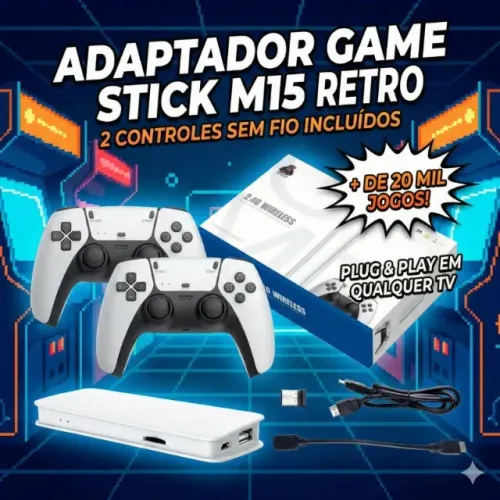 Adaptador Game Stick M15 Retro