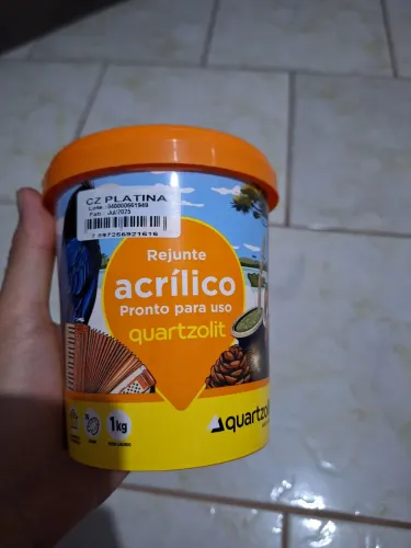 rejunte acrílico quartzolit cz platina