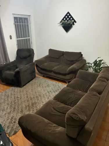 ? Conjunto de Sofá 2+2+1 Lugares Muito Confortável ?