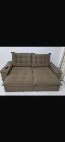 Sofá retrátil 3 lugares