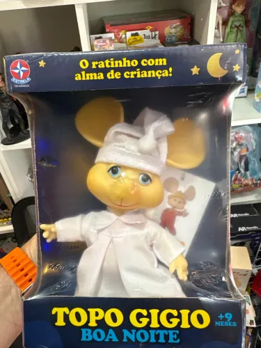 Boneco Topo gigio boa noite estrela lacrado