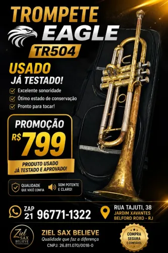 Trompete Eagle tr504 lindo som