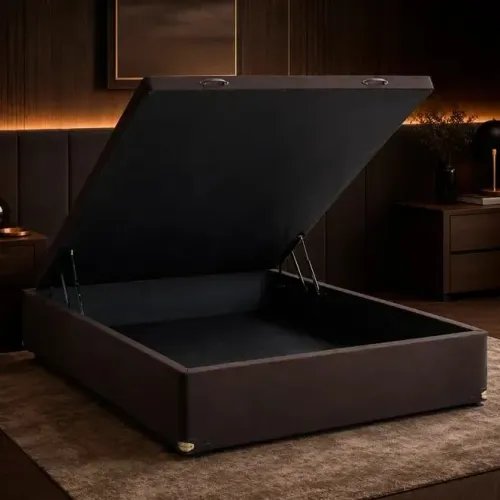 Cama casal baú box
