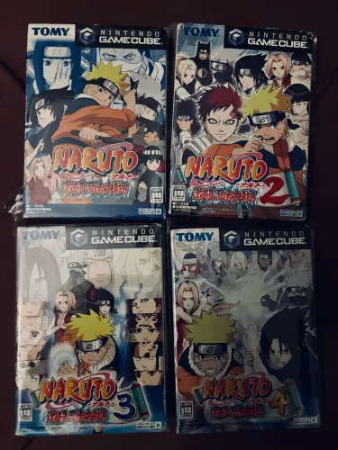 Coleção Naruto geiktou Ninja taisen gamecube japonês 