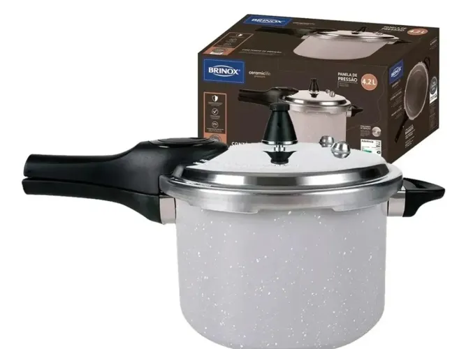 Panela de pressão 4,2L antiaderente
