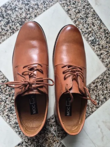 Sapato Couro MocFlex Cor Caramelo 37/38