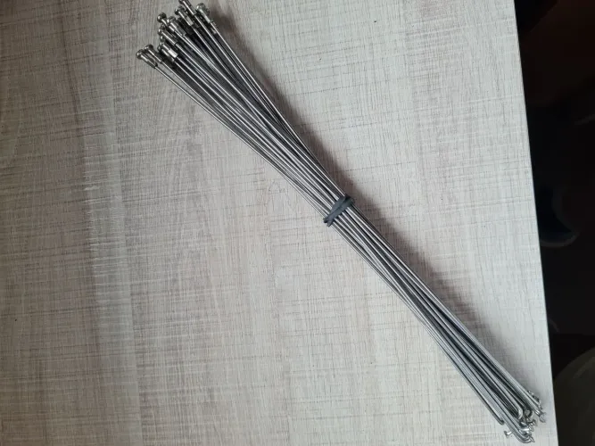 Raios inox 285mm  X 2,5nm 28 pcs