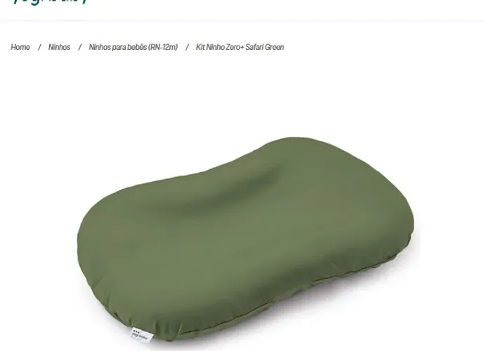 Ninho para bebê dormir Yogi baby