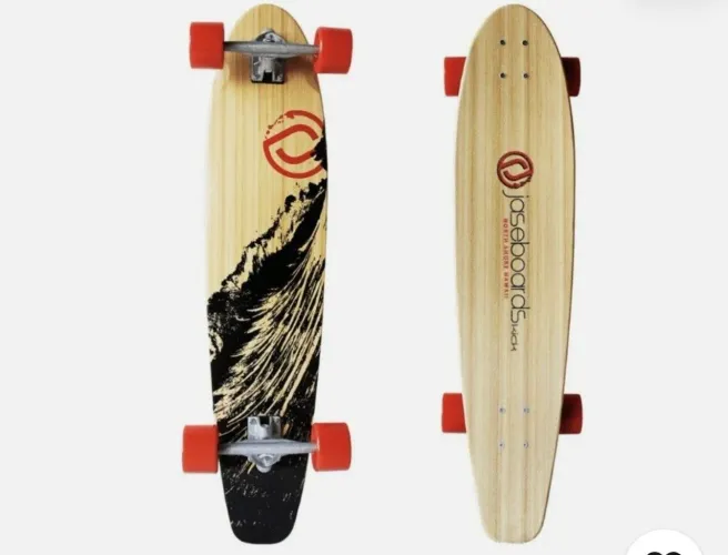 Skate Jaseboards KICK 38 North Shore Hawaii W/Castle Trucks Puka Wheels EXCOND SWEET