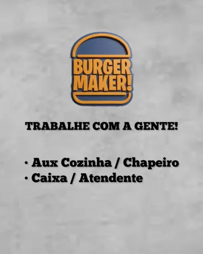 Vaga para AuxCozinha/ Chapeiro e Caixa / Atendente 