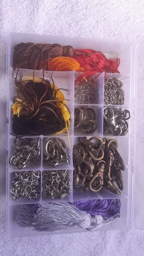 Kit para,confecção de chaveiros