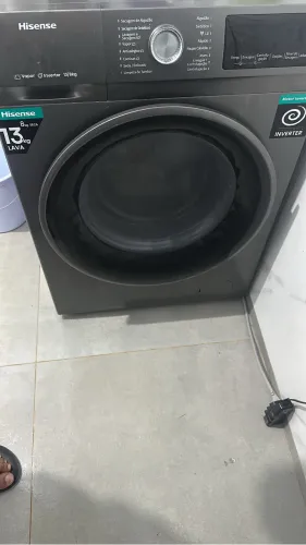 Máquina de lavar e secar