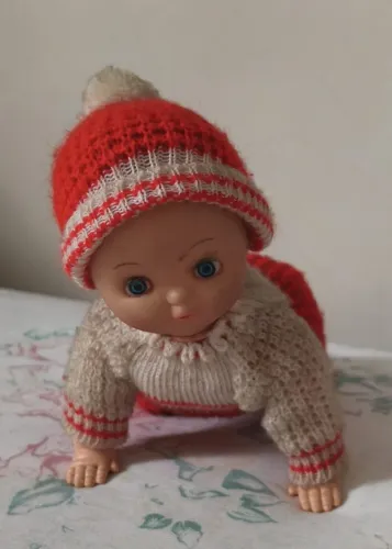 Brinquedo Antigo - Boneca Denguinho o bebê que engatinha da Estrela