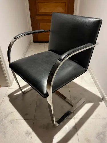 Cadeira brno inox moderna