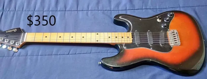 Guitarra Golden stratocaster anos 80