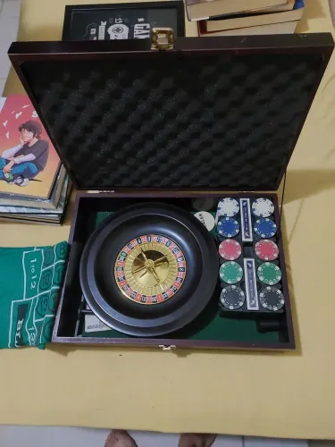 Conjunto Poker/Cassino Semi Profissional - Novo