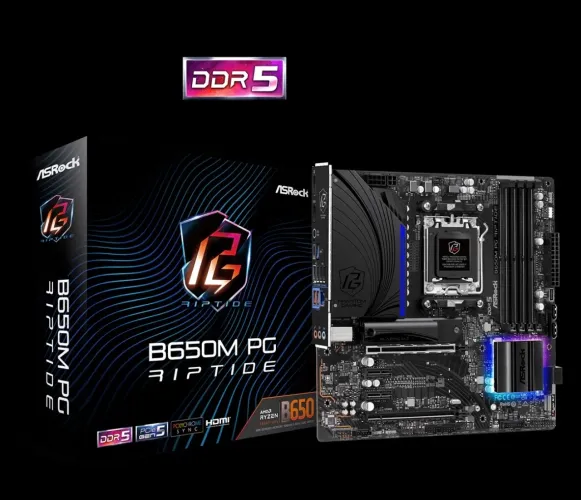 Kit Am5 B650m phantom gaming riptide + Ryzen 5 7600x