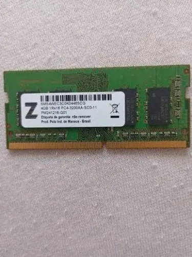 Memoria Notebook 4gb DDR4 3200MHZ - 100%