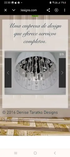 Lustre modelo de cristal