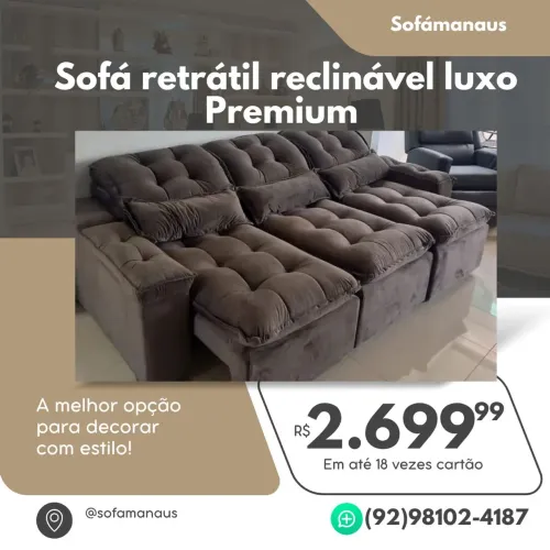 SOFÁ DE LUXO COM ENTREGA GRÁTIS!!;;;::;!!?+6&